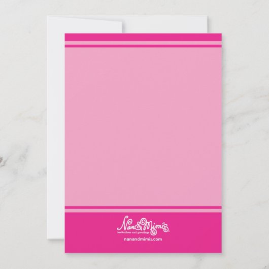 Invitations orientées de fête d'anniversaire de (Dos)