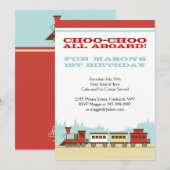 Invitations orientées de fête d'anniversaire de (Devant / Derrière)