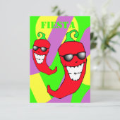 Invitations orientées de parties de fiesta (Debout devant)