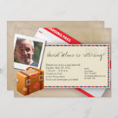 Invitations orientées de voyage - grandes pour la (Devant / Derrière)