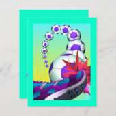 INVITATIONS ORIENTÉS D'INVITATIONS DE PARTIE DE (Devant / Derrière)