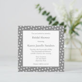 Invitations ou annonces de Wedding showers gris (Debout devant)