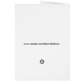 Invitations ou annonces Flower Multi purpose (Dos)