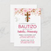 Invitations Para Bautizo (Devant / Derrière)