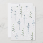Invitations parfaites à mariage dans la forêt de n (Dos)