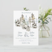 Invitations parfaites à mariage dans la forêt de n (Debout devant)