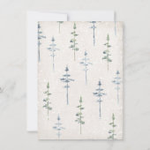 Invitations parfaites à mariage dans la forêt de n (Dos)