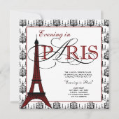 Invitations Paris Prom (Devant)