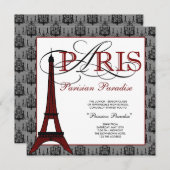 Invitations Paris Prom (Devant / Derrière)