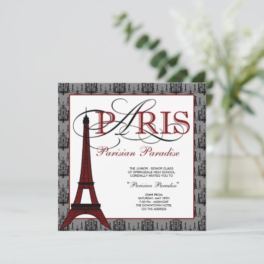 Invitations Paris Prom (Debout devant)