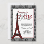 Invitations Paris Prom (Devant)