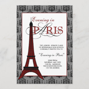 Invitations Paris Prom