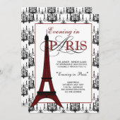 Invitations Paris Prom (Devant / Derrière)