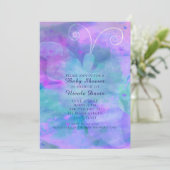 Invitations Pastel Watercolor Butterfly Party (Debout devant)