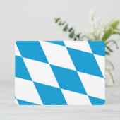 Invitations patriotiques avec Drapeau de Bavière (Debout devant)