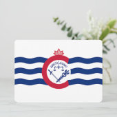 Invitations patriotiques avec drapeau de Cincinnat (Debout devant)