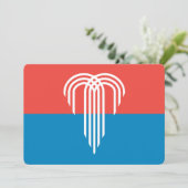 Invitations patriotiques avec Drapeau de Kansas Ci (Debout devant)