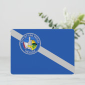 Invitations patriotiques avec Drapeau de Las Vegas (Debout devant)