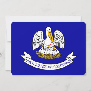 Invitations patriotiques avec Drapeau de Louisiane