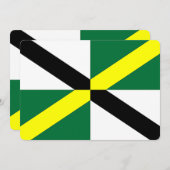 Invitations patriotiques avec Drapeau de Monterey (Devant / Derrière)