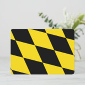 Invitations patriotiques avec Drapeau de Munich (Debout devant)