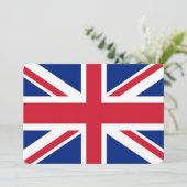 Invitations patriotiques avec drapeau du Royaume-U (Debout devant)