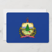 Invitations patriotiques avec drapeau du Vermont (Dos)