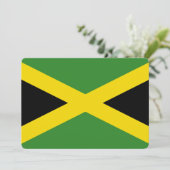 Invitations patriotiques avec le drapeau jamaïcain (Debout devant)