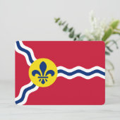 Invitations patriotiques, Drapeau de Saint-Louis,  (Debout devant)