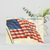 Invitations patriotiques vintages (Debout devant)