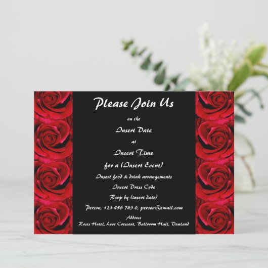 Invitations - personnalisables (Debout devant)