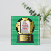 Invitations personnalisables à la soirée de footba (Debout devant)