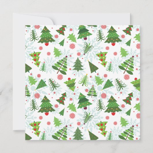 Invitations personnalisables à Noël (Dos)