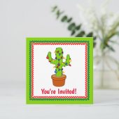 Invitations personnalisables de Holiday Fiesta (Debout devant)