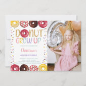 Invitations personnalisables de parties sucrées po (Devant)