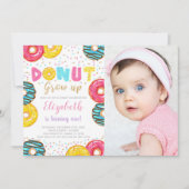 Invitations personnalisables de parties sucrées po (Devant)