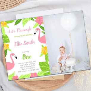 Invitations personnalisables de parties tropicales