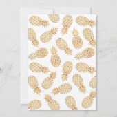 Invitations personnalisables de parties tropicales (Dos)