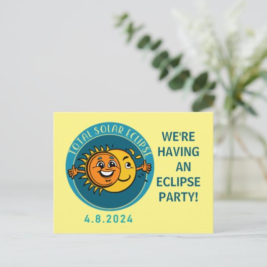 INVITATIONS PERSONNALISABLES DU PARTI ECLIPSE (Debout devant)