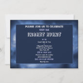 Invitations - personnalisables, espace (Dos)