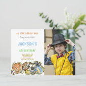 Invitations personnalisables pour les enfants (Debout devant)