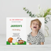 Invitations personnalisables pour les enfants (Debout devant)