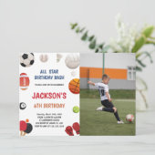 Invitations personnalisables pour les enfants (Debout devant)