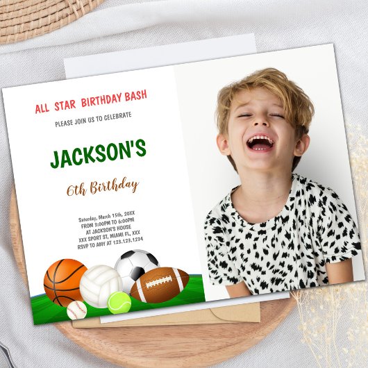 Invitations personnalisables pour les enfants