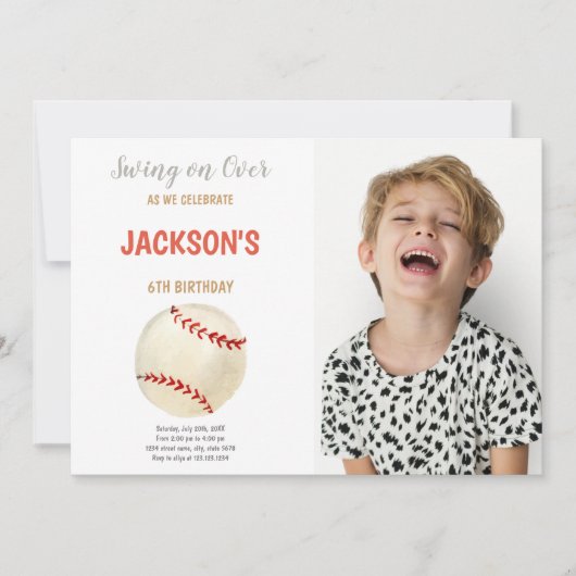 Invitations personnalisables pour les enfants (Devant)