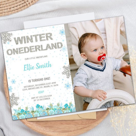 Invitations personnalisables Winter Wonderland Par