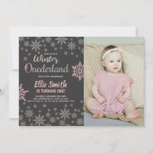 Invitations personnalisables Winter Wonderland Par (Devant)