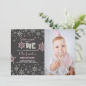 Invitations personnalisables Winter Wonderland Par (Debout devant)