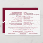 Invitations personnalisées (Devant / Derrière)
