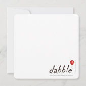 Invitations personnalisées à la fête de Noël ou à  (Dos)